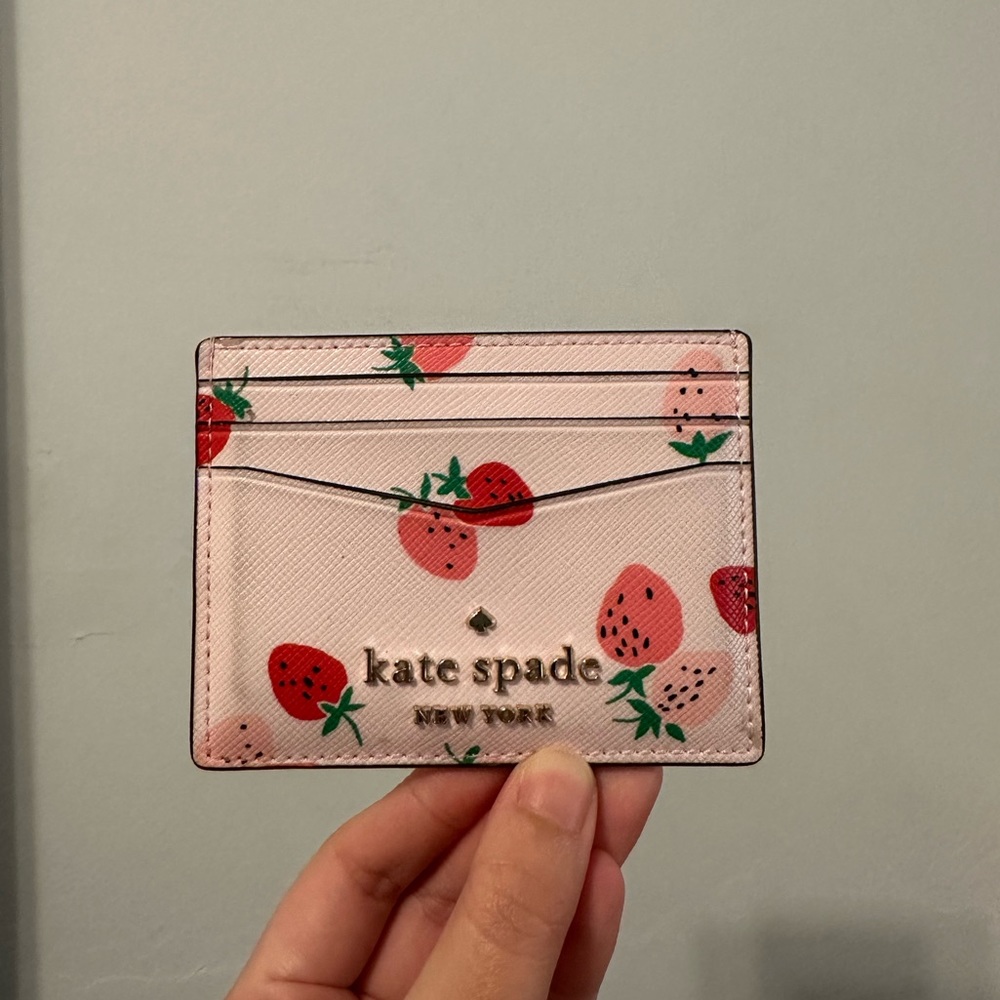 Kate Spade Strawberry Card Holder